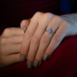 0.22 Karat Baget Pırlanta Yüzük - IDL Sertifikalı