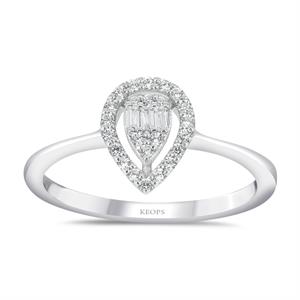 0.18 Karat Pırlanta Fantezi Yüzük