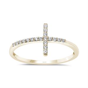 0.15 Karat Pırlanta T Yüzük