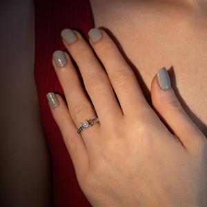 0.08 Karat Fantezi Pırlanta Yüzük