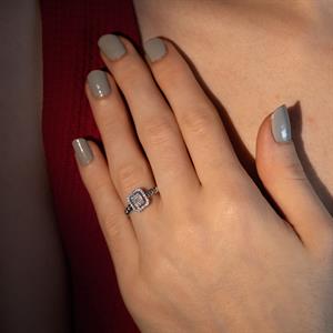 0.24 Karat Baget Pırlanta Yüzük - IDL Sertifikalı