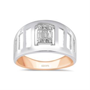 0.20 Karat Star Path Baget Kalın Kollu - IDL Sertifikalı