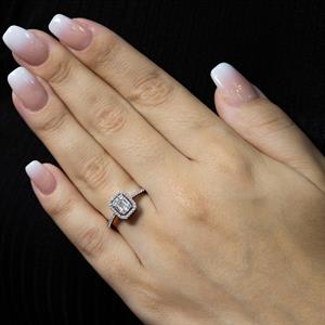 0.40 Karat Baget Pırlanta Yüzük