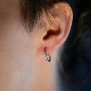 0.26 Karat  Pırlanta Halka Küpe