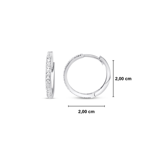 0.30 Karat  Pırlanta Halka Küpe