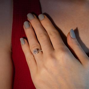 0.35 Karat Baget Pırlanta Yüzük - IDL Sertifikalı