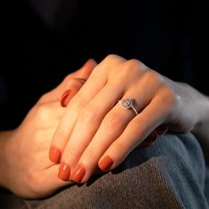 0.18 Karat Pırlanta Fantezi Yüzük