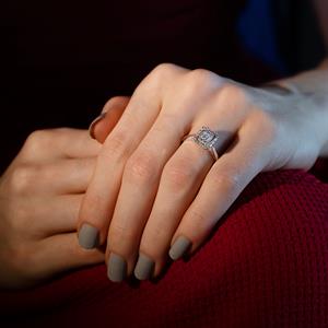 0.42 Karat Baget Pırlanta Yüzük - IDL Sertifikalı