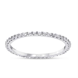 0.21 Karat Pırlanta Tamtur Yüzük  - IDL Sertifikalı