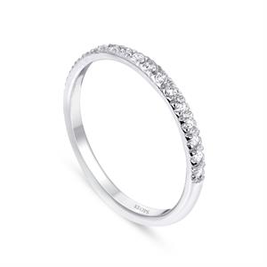 0.19 Karat Pırlanta Yarımtur Yüzük 