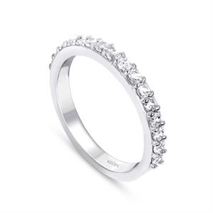 0.50 Karat Pırlanta Yarımtur Yüzük 