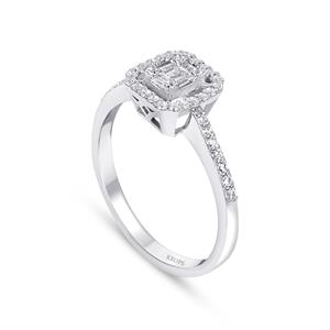 0.29 Karat Baget Pırlanta Yüzük - IDL Sertifikalı