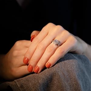 0.51 Karat Baget Pırlanta Yüzük - IDL Sertifikalı