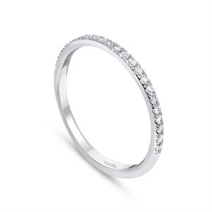 0.13 Karat Pırlanta Yarımtur Yüzük 