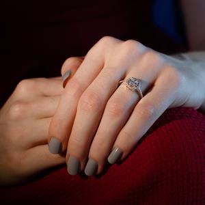 0.37 Karat Baget Pırlanta Yüzük - IDL Sertifikalı