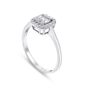 0.31 Karat Baget Pırlanta Yüzük - IDL Sertifikalı