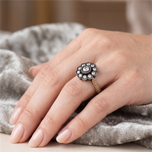 0.67 Karat Elmas Antika Vintage Yüzük - 220000103