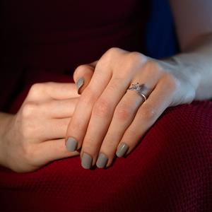 0.08 Karat Pırlanta Fantezi  Yüzük