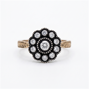 0.67 Karat Elmas Antika Vintage Yüzük - 220000103