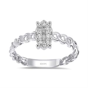 0.12 Karat Fantezi Pırlanta Yüzük