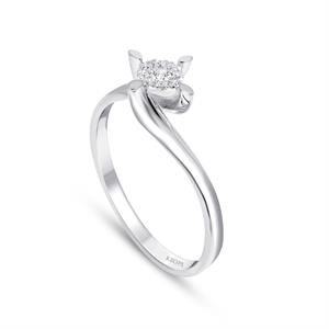 0.08 Karat Pırlanta Fantezi  Yüzük