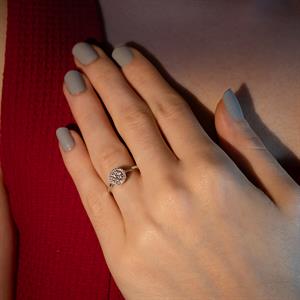 0.31 Karat Pırlanta Coronet  Fantezi Yüzük