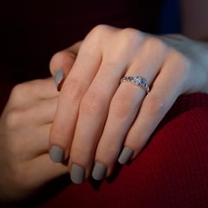 0.19 Karat Baget Pırlanta Yüzük - IDL Sertifikalı