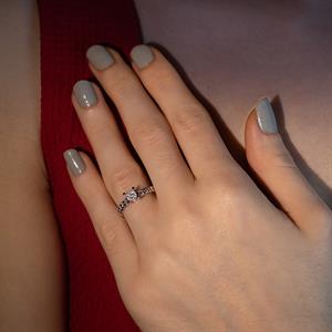 0.08 Karat Fantezi Pırlanta Yüzük