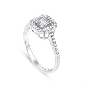 0.29 Karat Baget Pırlanta Yüzük - IDL Sertifiklaı