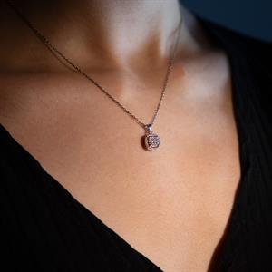 0.38 Karat Pırlanta Fantezi  Kolye