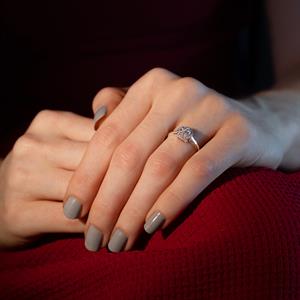 0.23 Karat Pırlanta Coronet  Fantezi Yüzük