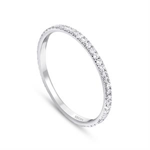 0,19 Karat Pırlanta Tamtur Yüzük  - IDL Sertifikalı