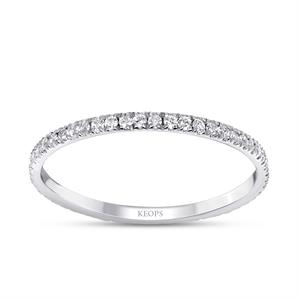 0,19 Karat Pırlanta Tamtur Yüzük  - IDL Sertifikalı