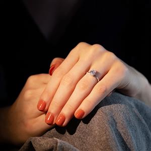 0,60 Karat Oval Pırlanta Tektaş Yüzük - GİA Sertifikalı