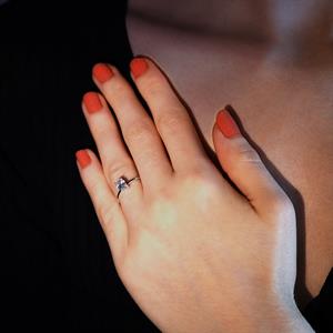 0,60 Karat Oval Pırlanta Tektaş Yüzük - GİA Sertifikalı