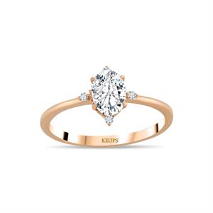 0,64 Karat Pırlanta Vintage Cecilia Yüzük - 1100666