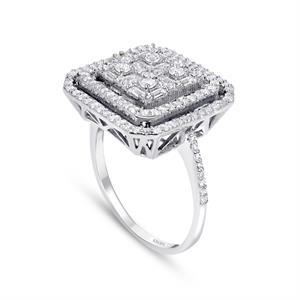 1.18 Karat Baget Pırlanta Yüzük - IDL Sertifikalı