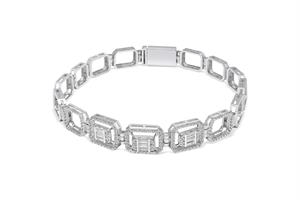 1.24 Karat Baget Pırlanta Taşlı Bileklik