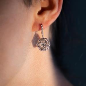 1.60 Karat Pırlanta Fantezi  Küpe