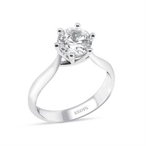 1 Karat E Renk Pırlanta Vintage Tektaş Yüzük