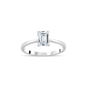 1 Karat Radiant Kesim Pırlanta Sade Tektaş - HRD Sertifikalı - 1100674