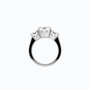 1,15 Karat Baget Pırlanta Tria Yüzük - IDL Sertifikalı