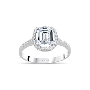 2,50 Karat Cuşhion Pırlanta Tektaş Yüzük - 1100647