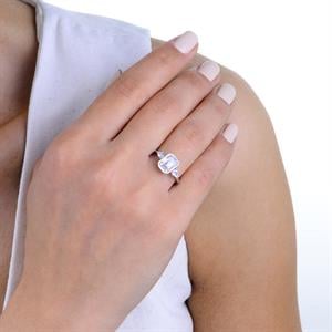 2,80 Karat Emerald Pırlanta Emily Yüzük - 1100668