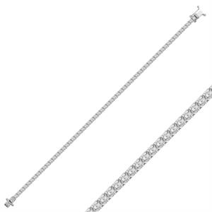 4 Karat Pırlanta Suyolu Bileklik - IDL Sertifikalı