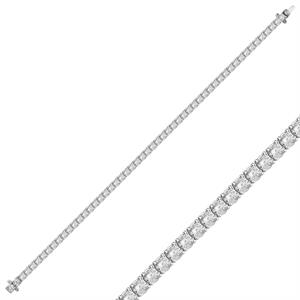 5 Karat Pırlanta Suyolu Bileklik - IDL Sertifikalı