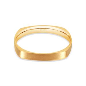 Afra Kare Vintage Altın Alyans Erkek Modeli