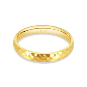 Ağaç Kabuğu Vintage Altın Alyans Erkek Modeli