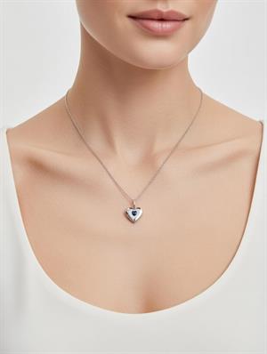 Aquamarine Taşlı Mart Ayı Doğum Kolyesi - 900903