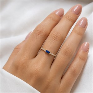 Baget Safir Taşlı Trend Yüzük - 3002007